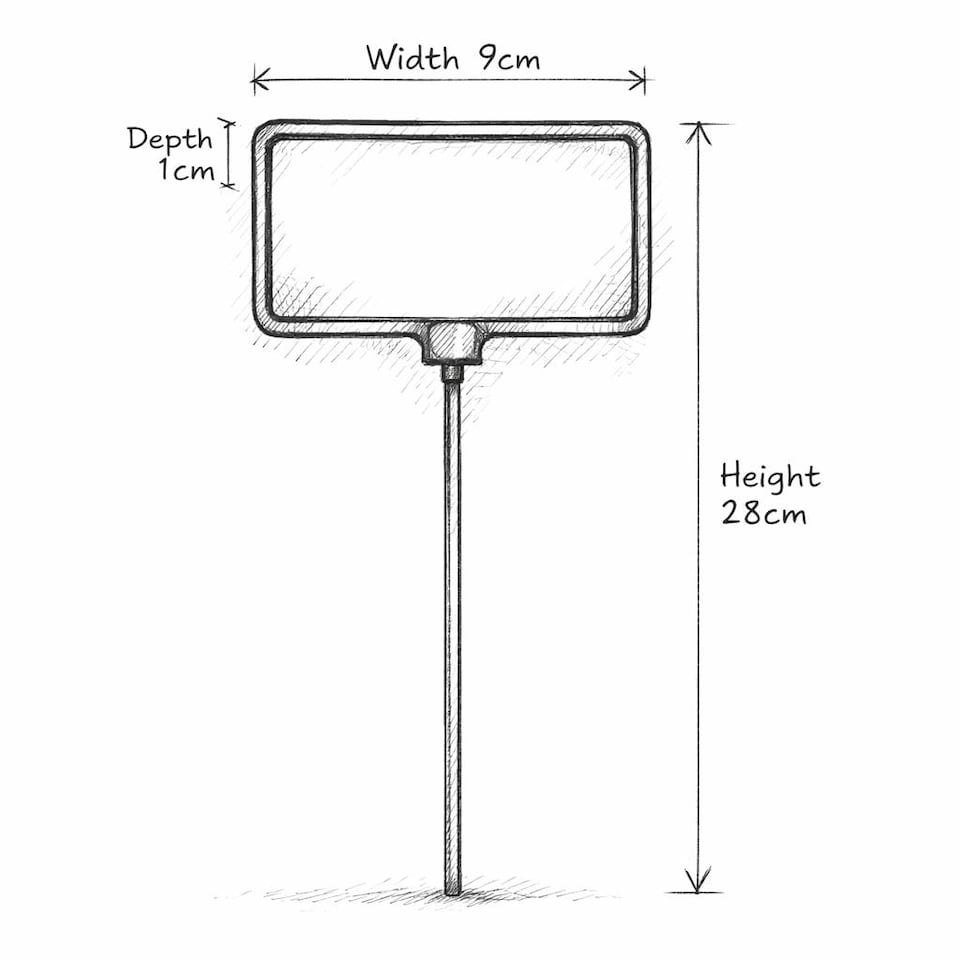 image 1 of Garden Plant Sign Stake Plaque