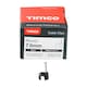 image 3 of Timco - Round Cable Clips - Black (Size To fit 7.0mm - 100 Pieces)