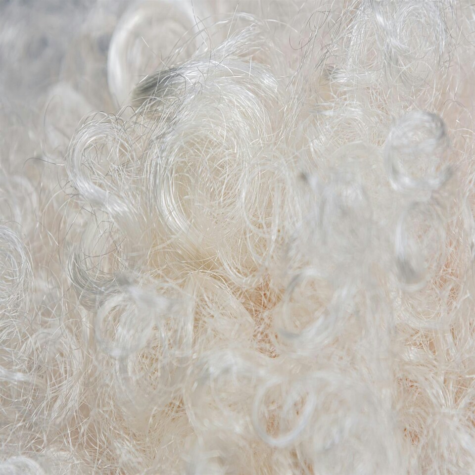 image 1 of White Afro Curly Wig Multi