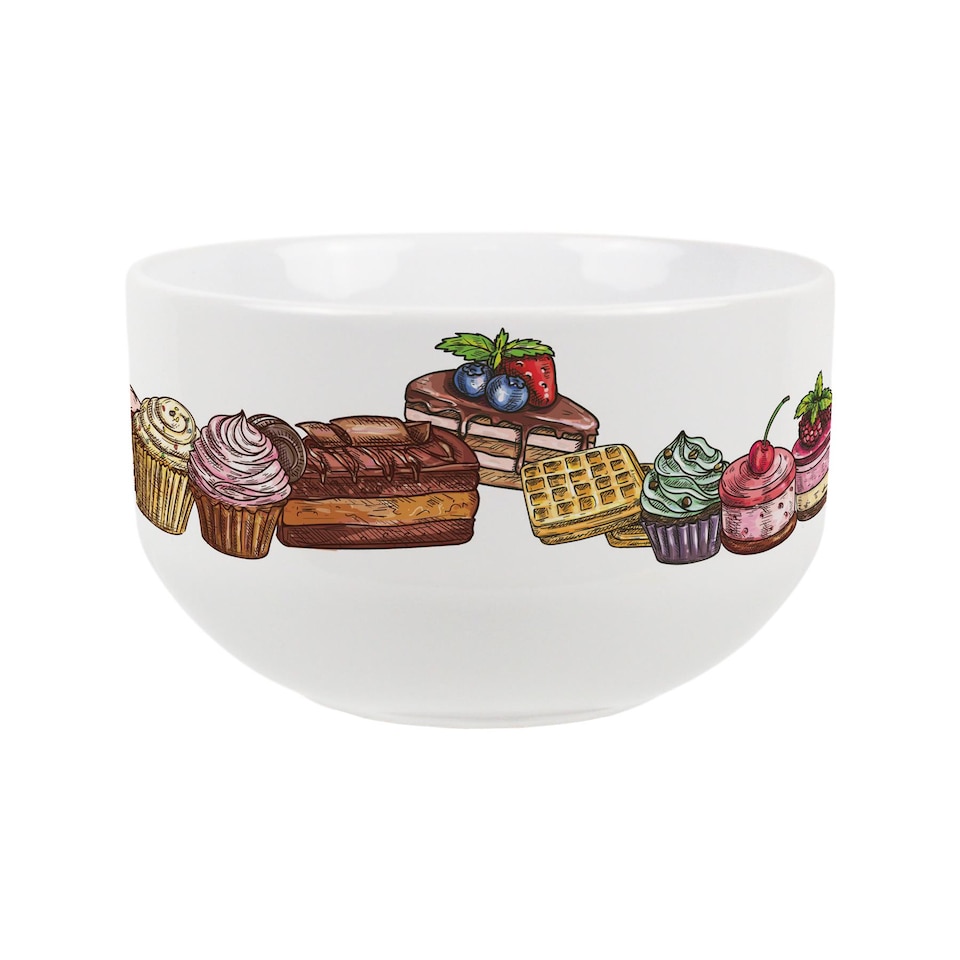 image 1 of Dessert Ceramic Bowl - Set of 4