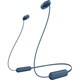 image 1 of Sony WI-C100 Wireless In-ear Headphones | Blue