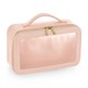image 1 of Bagbase Boutique Clear Toiletry Bag - Soft Pink - One Size