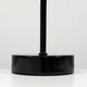 image 3 of ValueLights Pair Of Modern Gloss Black Touch Table Lamps With New York Skyline Shades Black