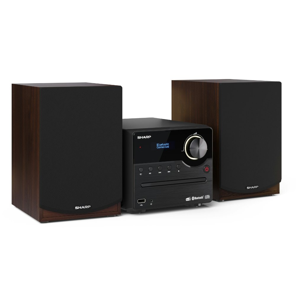 SHARP XL-B517D(BR) Micro Hi-Fi Sound System Stereo - Brown