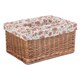 image 2 of Set of 4 Double Steamed Garden Rose Willow Storage Baskets | Multi | Garden Rose | Not provided