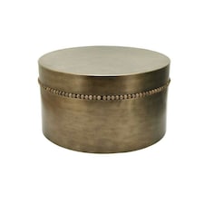 Side table DKD Home Decor 76 x 76 x 42 cm Golden Metal N/A