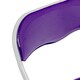 image 4 of Harbour Housewares Coloured Padded Folding Chairs - Purple - Pack of 6 | Purple | Purple