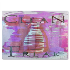 Clean Freak Glass Chopping Board | Multi