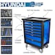 image 2 of Hyundai Tool Chest 175 Piece 7 Drawer Castor Mounted Roller Cabinet | HYTC9006 | Blue