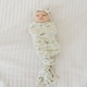 image 3 of Copper Pearl Knitted Swaddle Blanket Rex