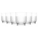 image 1 of LAV Tokyo Whiskey Glasses - 330ml - Clear - Pack of 6 | Clear | Clear