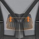 image 6 of Yaheetech Adjustable Computer Chair Study Chair with Mid Back Grey | Dark Grey
