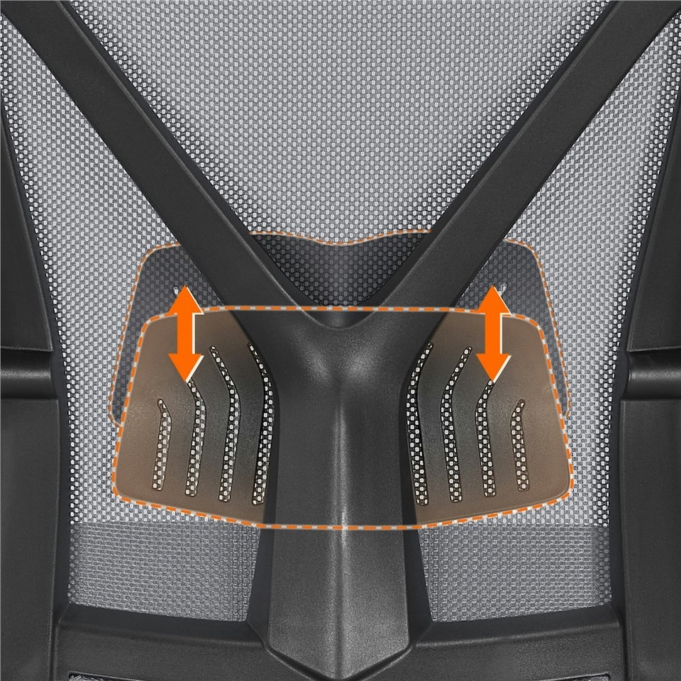 image 1 of Yaheetech Adjustable Computer Chair Study Chair with Mid Back Grey | Dark Grey