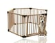 image 1 of Bettacare Wooden Dog Pen, Hexagon, 6 x 80cm, Natural Wood, 76cm High, Dog Pen for Pets Dogs and Puppy, Dog Playpen | Cream | Not provided | 1
