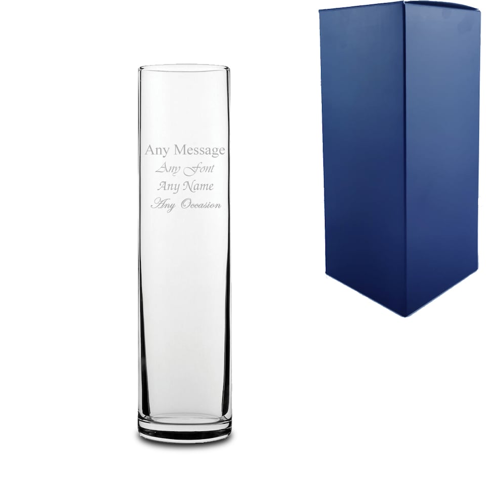 image 1 of Personalised Engraved Tall Cocktail Glass 13oz Birthday Gift