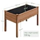 image 4 of Yaheetech Fir Wood Garden Bed Rectangle Raised Planters-120.5 cm L