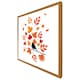 image 1 of Autumn bird on branch (Picture Frame) Brown | Oak | S
