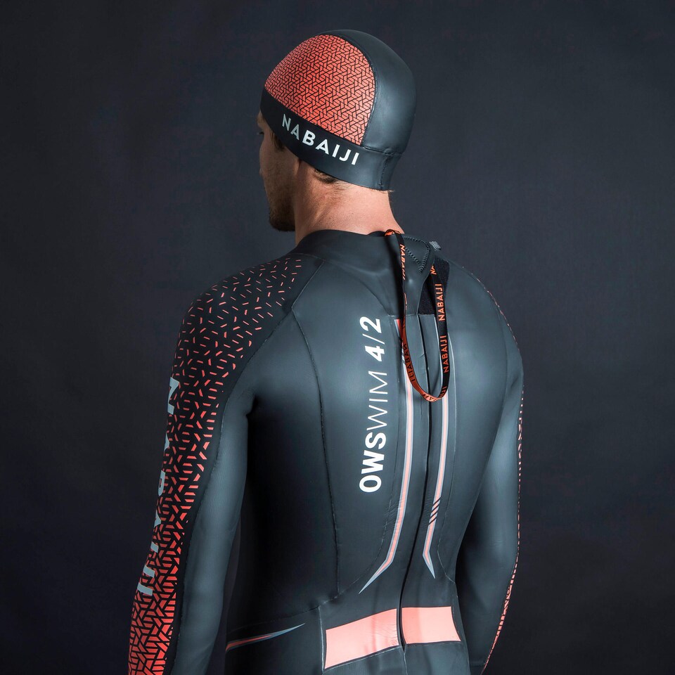 image 1 of Decathlon Open Water Swimming Neoprene Swim Cap OWS
