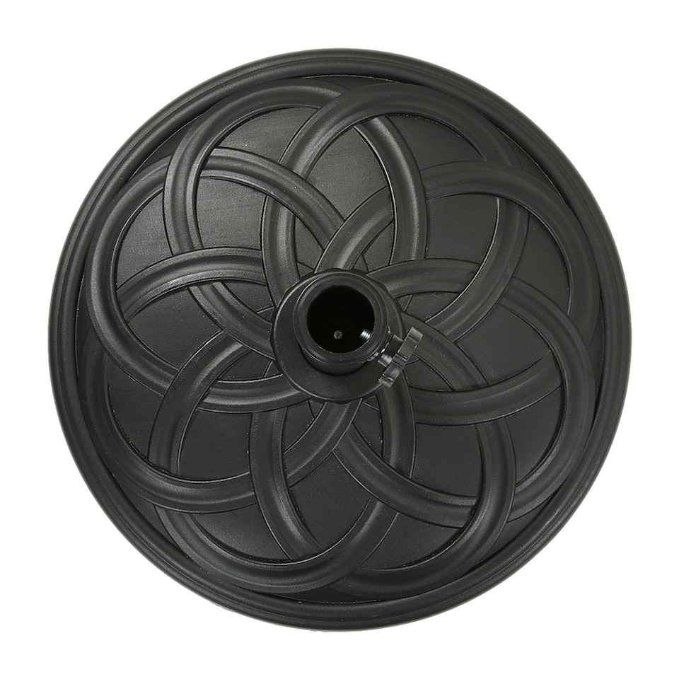 image 1 of Living and Home Patio Umbrella Base Stand Black