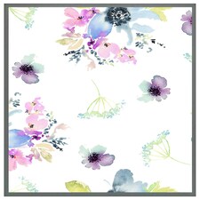 Watercolour flowers (Picture Frame) Grey | XS
