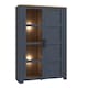 image 5 of Bohol 2 Door Display Cabinet in Riviera Oak/Navy