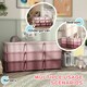 image 5 of HOMCOM Kids Storage Units with Drawers 3 Tier Chest Dresser Tower Pink | 113 x 37 x 56.5 cm