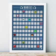 Gift Republic 100 Box Sets Bucket List Scratch Poster