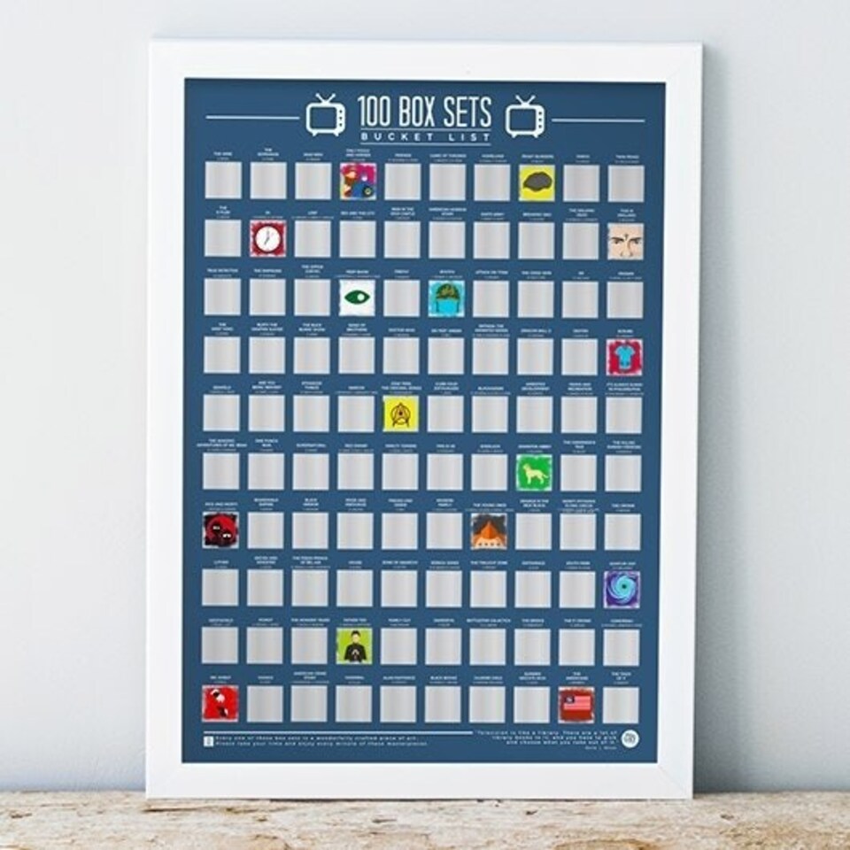 image 1 of Gift Republic 100 Box Sets Bucket List Scratch Poster