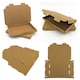 image 1 of 50 x Brown C6 (160x110x20mm) Strong Cardboard Large Letter Postal Mailing Shipping PIP Boxes Brown