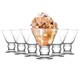 image 1 of LAV Orion Glass Ice Cream Bowls - 255ml - Pack of 6 Clear