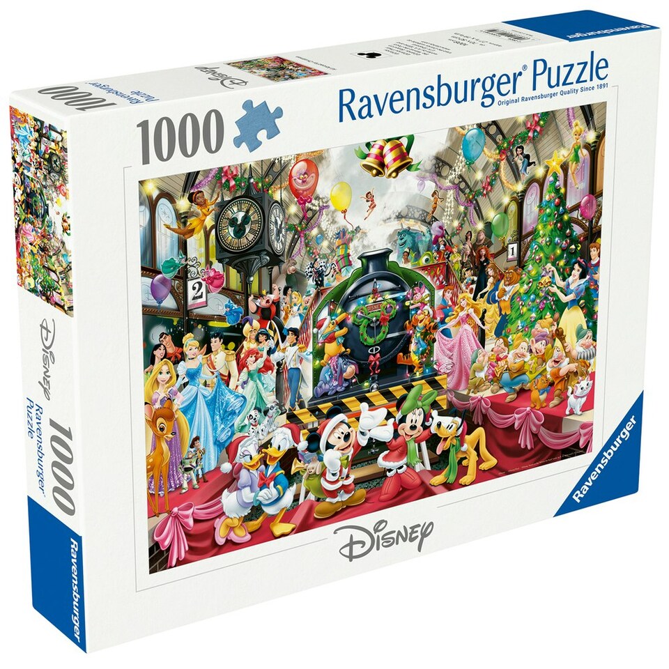 image 1 of Ravensburger Disney All Aboard for Christmas 1000 Piece Jigsaw Puzzle