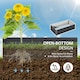 image 4 of Outsunny Raised Garden Bed Elevated Planter Box for Flowers Grey