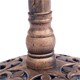 image 6 of Traditional Ornamental Pedestal Garden Water Bird Bath (Bronze)