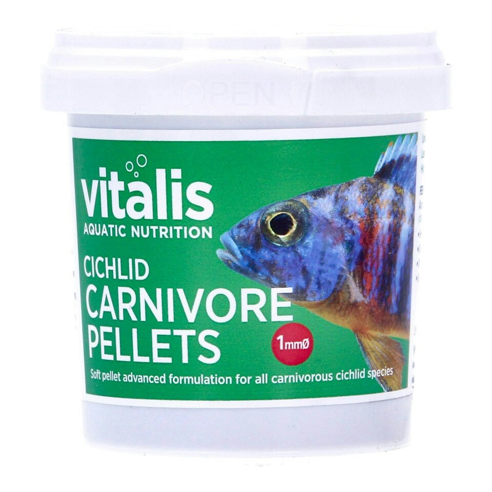 image 1 of Vitalis Cichlid Carnivore Pellets - 1mm Pellets Multi