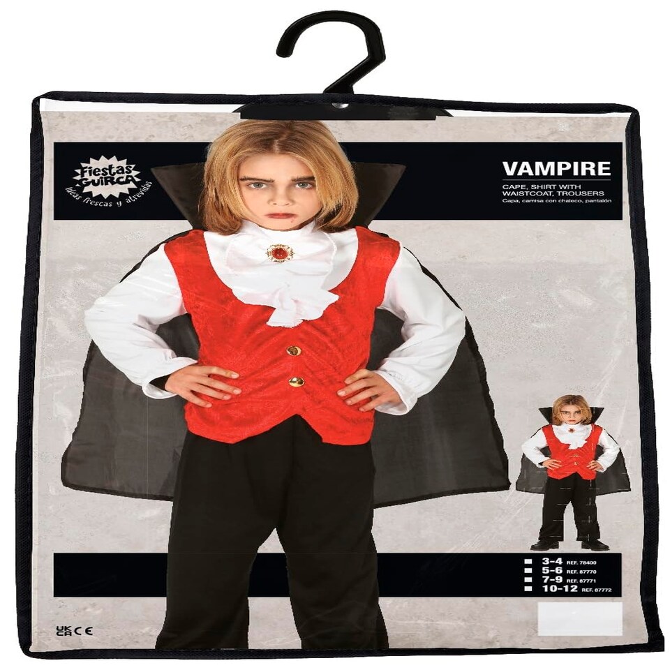image 1 of Fancy Dress Child Vampire - 5-6 Years
