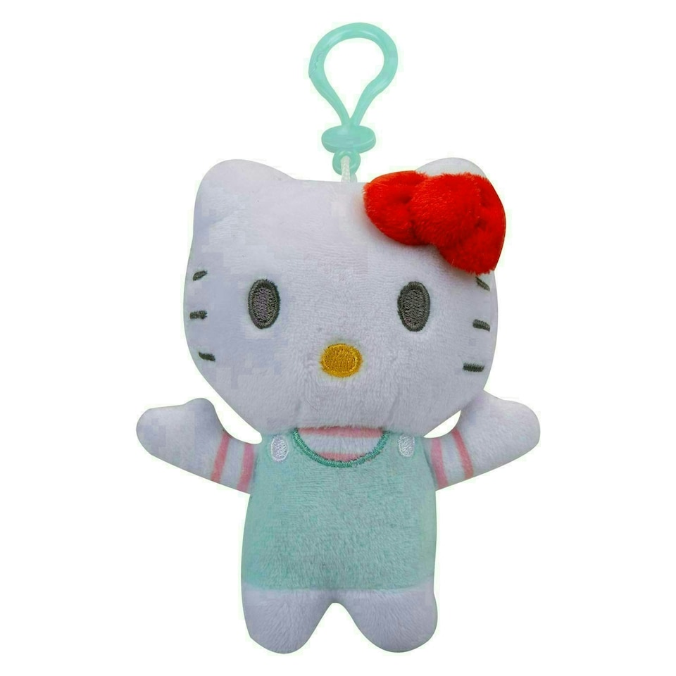image 1 of Hello Kitty Soft Toy Plush Blue Cute Character Plush Huggable Cuddly 12cm Blue