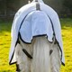 image 3 of Gallop Equestrian Ponie Dual 5-Point Fly Rug & Neck Set White | Size: 4ft 3
Colour: White