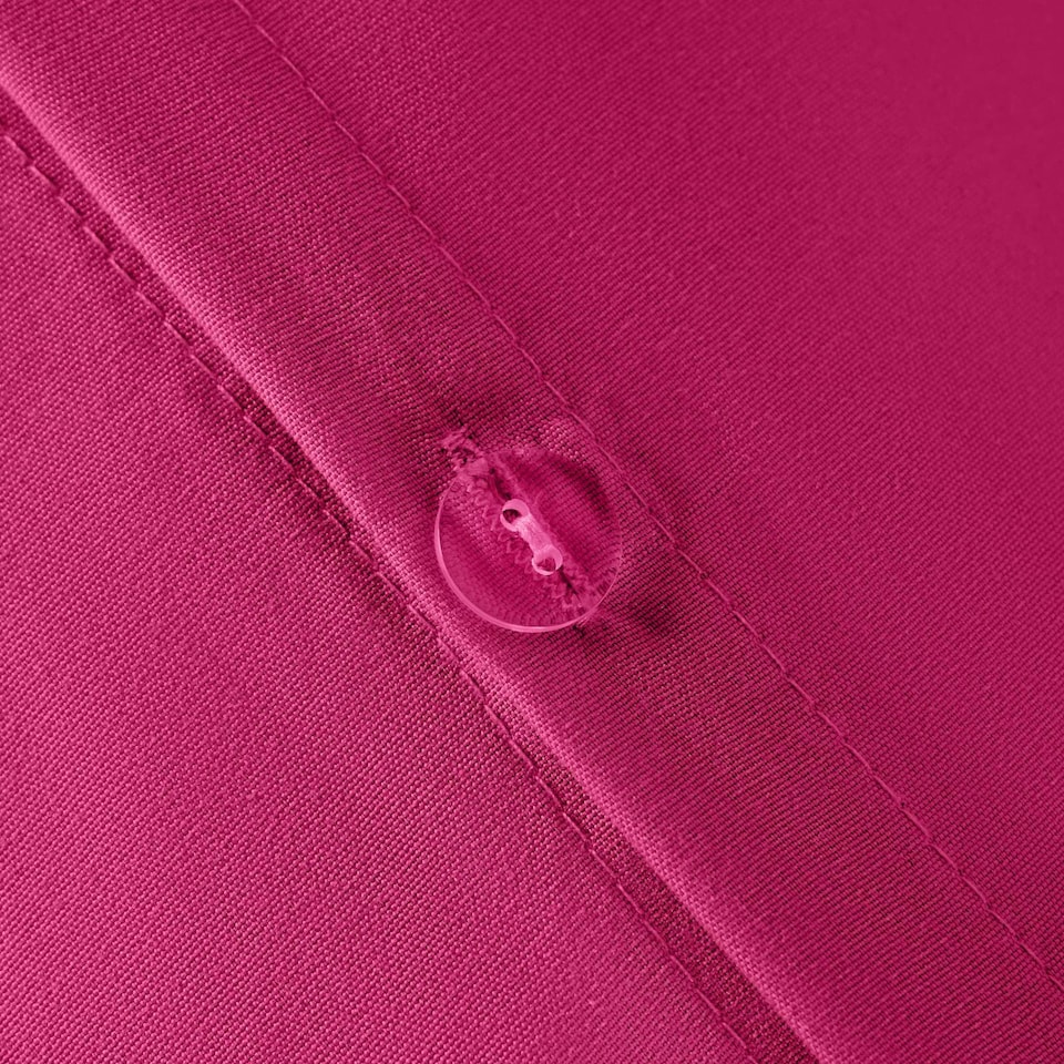 image 1 of OHS Soft Cosy Microfibre Plain Duvet Cover and Pillowcase Set Pink | Bright Pink | Double