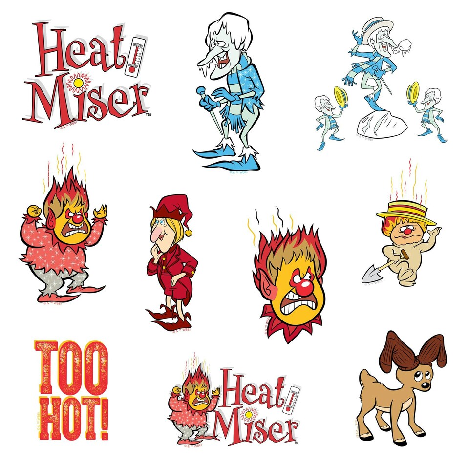 image 1 of The Year Without A Santa Claus Deluxe Stickers (Pack of 100) - Multicoloured - One Size