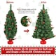 image 4 of Yaheetech Tabletop Artificial Christmas Tree with LED Lights