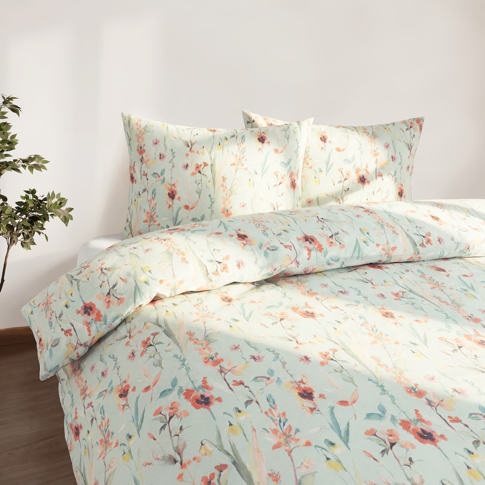 image 1 of Martex Studio Edition Spring Meadow Jade Duvet Cover Set - Double