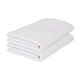 image 1 of Nicola Spring Cotton Bath Towels - 135cm x 70cm - White - Pack of 2