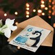 image 4 of 6th Cute Baby Penguin Cake Cartoon Kids Age 6 Year Old Child Birthday Card