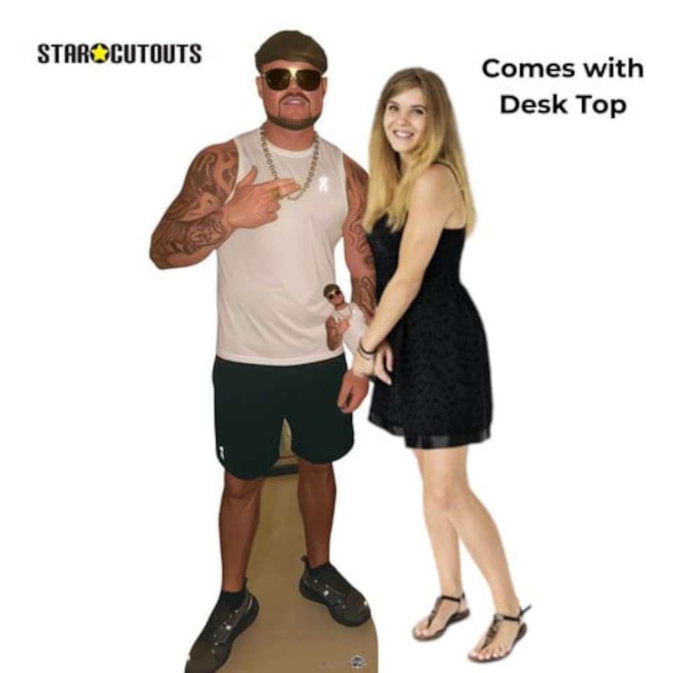 image 1 of Ibiza Final Boss Lifesize Cardboard Cutout 182cm