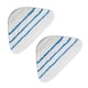 image 5 of SPARES2GO Washable Microfibre Cover Pads for Bush SMB1501 SMB1501UK Steam Cleaner Mop (Pack of 2)