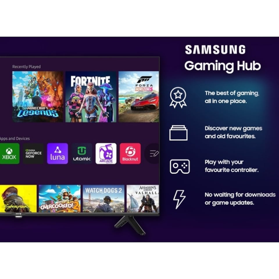 image 1 of HYE 24" HD Ready Tizen OS WiFi Frameless Smart TV - 24HDS1008