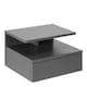 image 1 of Ashlan Bedside Table with 1 Drawer in Grey