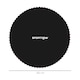 image 7 of SPORTNOW Trampoline Mat with 54 V-Hooks, for 10ft Trampoline, Black