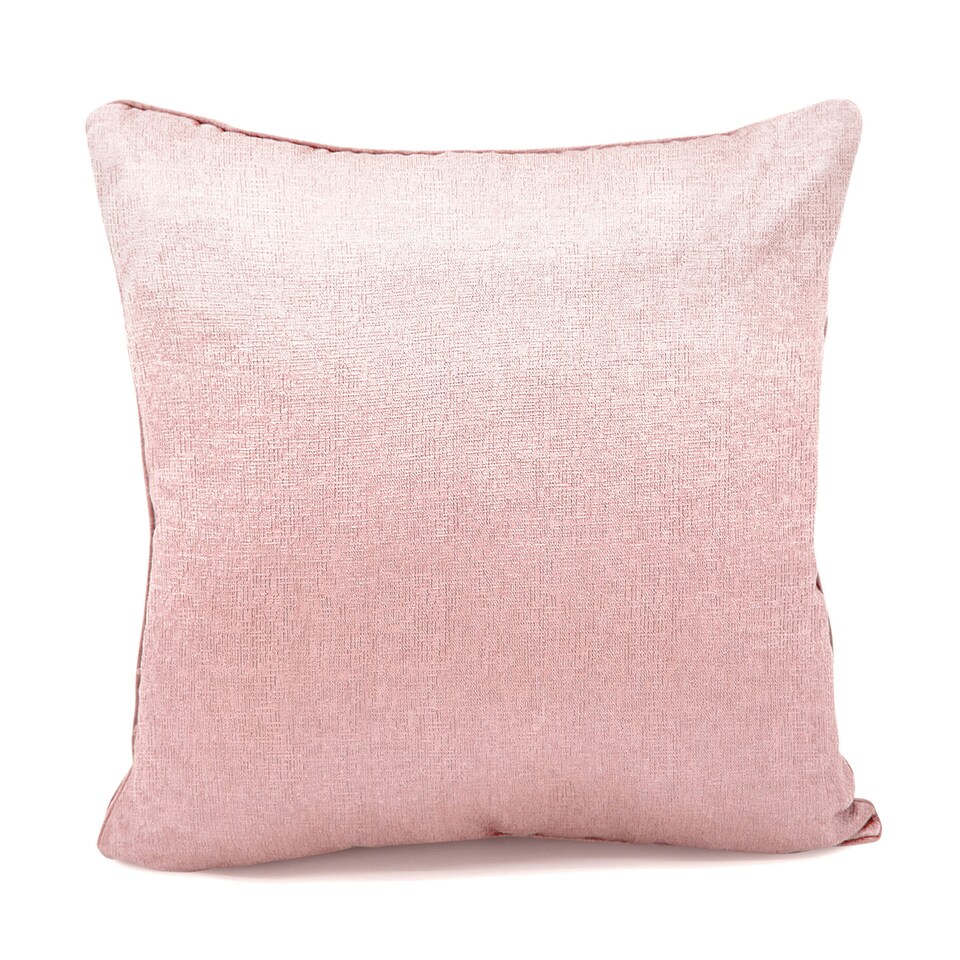 image 1 of Embossed Plain Scatter Cushion - 43cm x 43cm Pink | Blush Pink