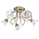image 1 of BHS Marianne 5 Light Flush Ceiling Light | Bronze | Antique Brass | 1